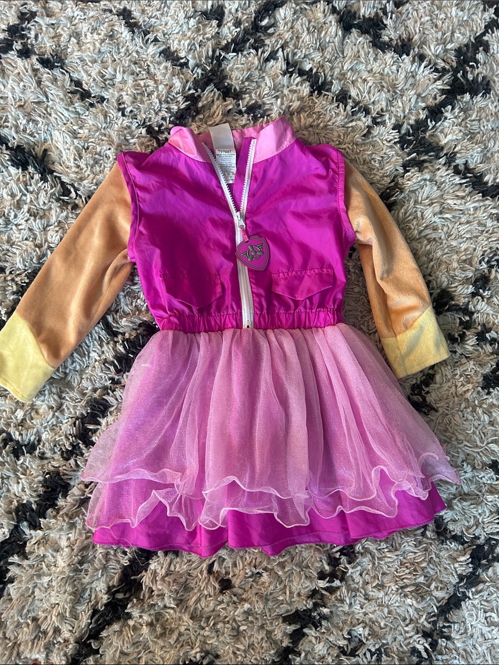Spirit Pink and Gold Layered Tulle Costume Dress